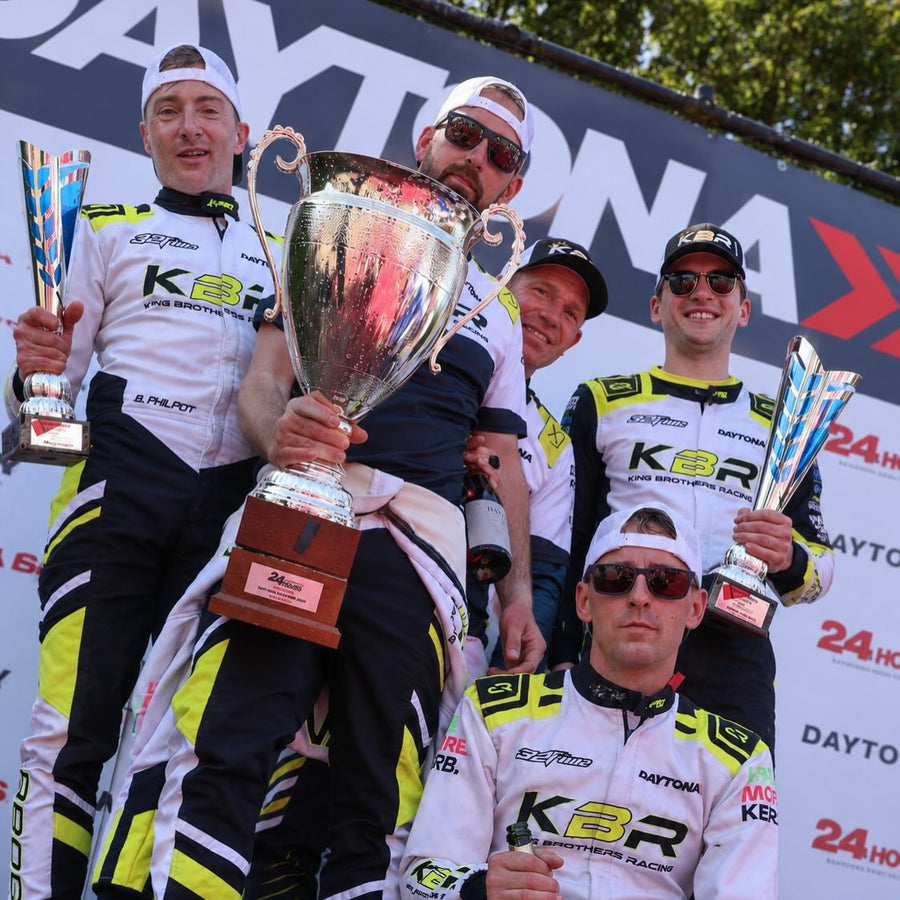 King Brothers Racing in a custom CR X-PRO kart suit